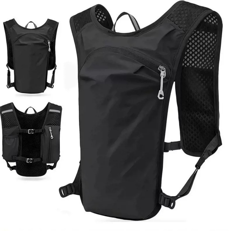 Hydration Vest - Leichte Schnelltrocknende Outdoor-Laufweste mit Trinkflaschenfach für