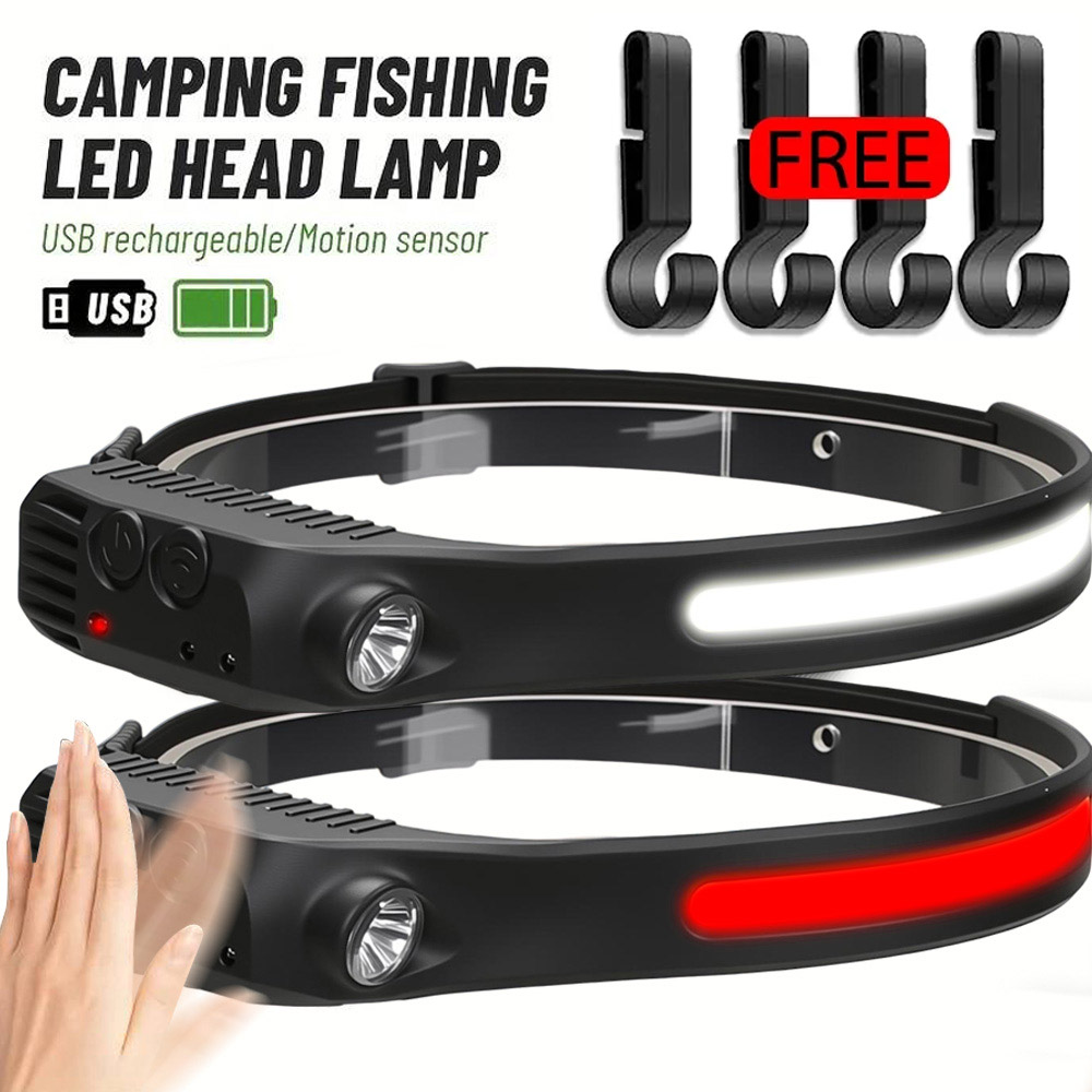 Running Headlamp - COB Sensor Industrielle LED Scheinwerfer Wiederaufladbare