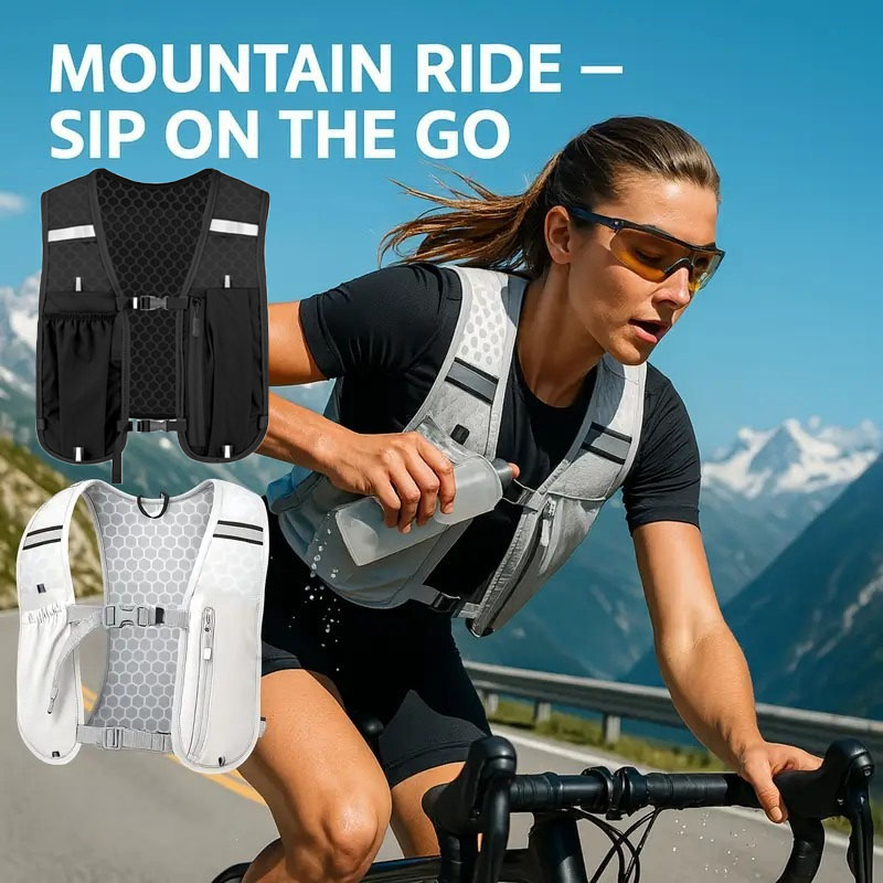 Hydration Vest - Unisex Wasserabweisender Atmungsaktiver Sport-Rucksack Leichter Wander-Rucksack