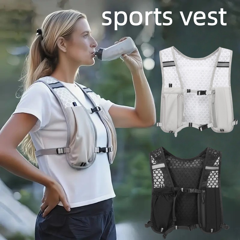 Hydration Vest - Unisex Laufweste Wasserabweisender Atmungsaktiver Rucksack für