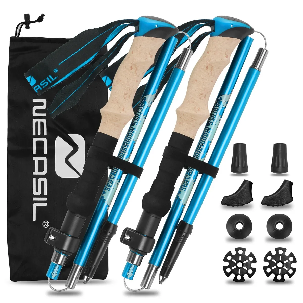 2er-Pack Leichte Faltbare Trek – Trekking Pole Carbon Bewertung und Preis