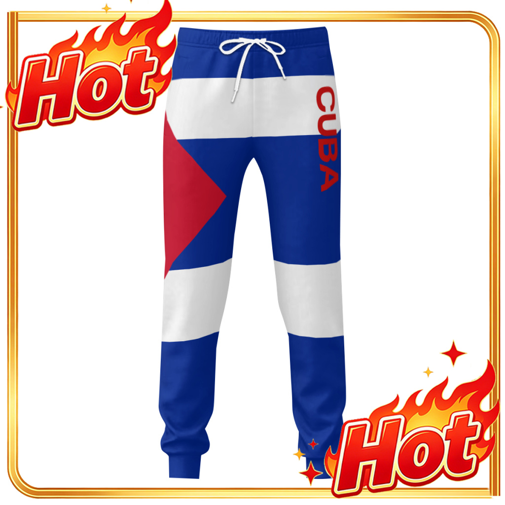 Herren-Jogginghose mit Kuba-Fl – Joggers Pants Bewertung und Preis