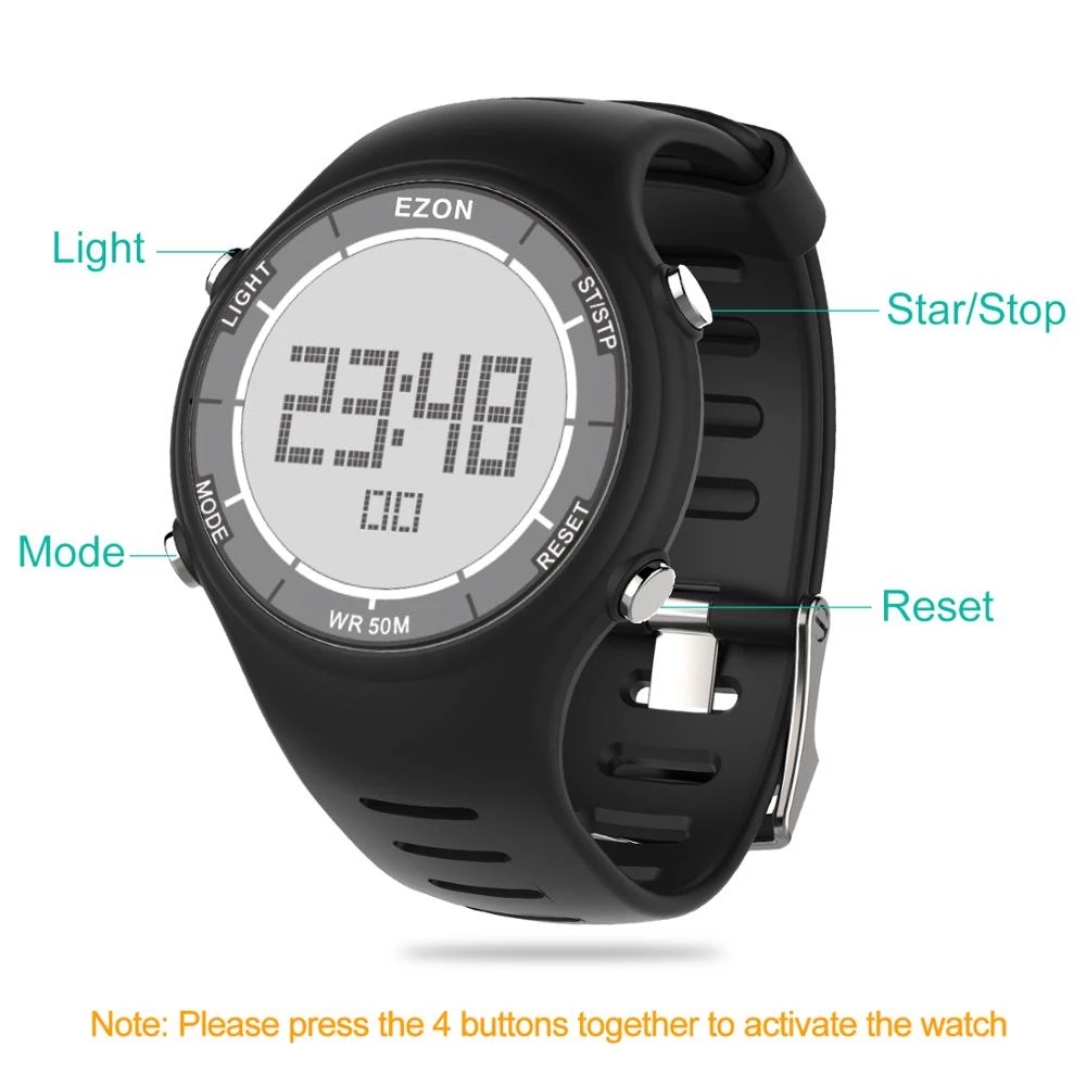 EZON Neue Mode Frau Digitale S – Running Watch Bewertung und Preis